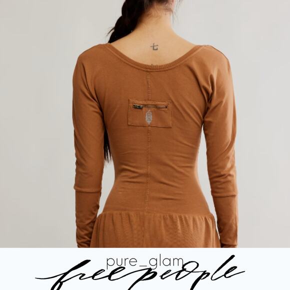 Free People wide leg jumpsuit - Picture 7 of 8